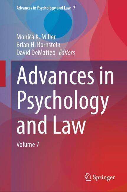 Advances in Psychology and Law main product photo