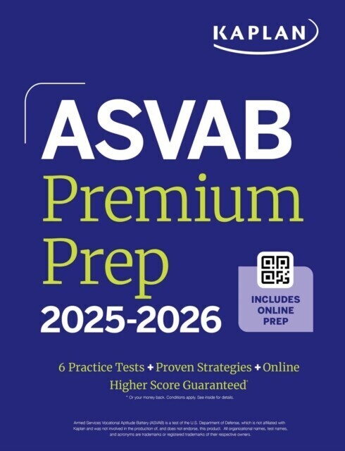 ASVAB Premium Prep 2025-2026 main product photo