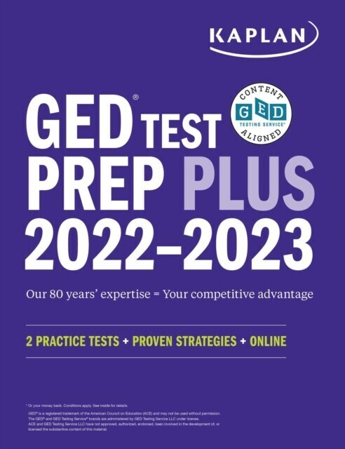 GED Test Prep Plus 2022-2023: Includes 2 Full Length Practice Tests, 1000+ Practice Questions, and 60 Online Videos main product photo
