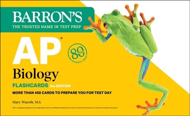 AP Biology Flashcards, Second Edition: Up-to-Date Review main product photo