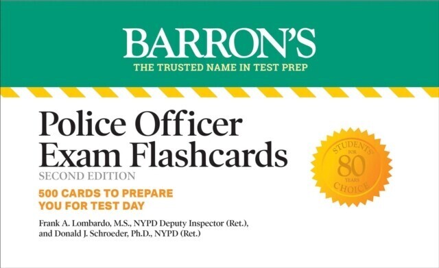 Police Officer Exam Flashcards, Second Edition: Up-to-Date Review main product photo