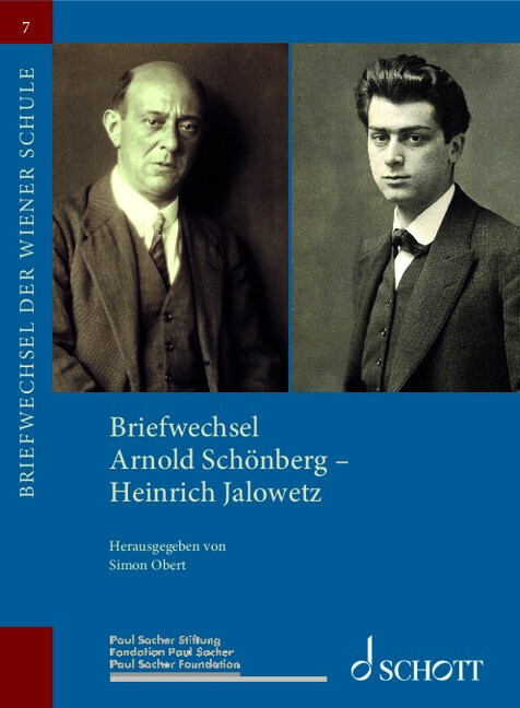 Briefwechsel Arnold Schönberg - Heinrich Jalowetz main product photo