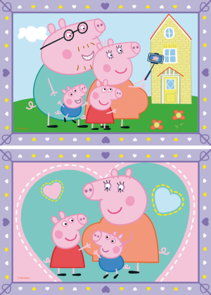 CreArt, Malen nach Zahlen Junior Peppa Wutz - Peppa's Familie