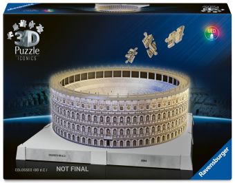 3D Puzzle Iconics: Kolosseum Rom - mit Licht