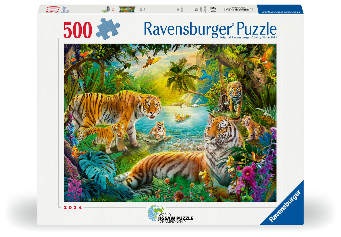 Tigerfamilie in der Oase main product photo
