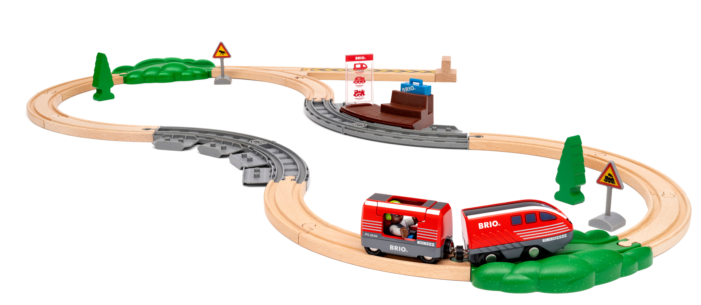 BRIO World - Zugset mit Rückziehmotor main product photo