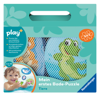 Play+ Mein erstes Bade-Puzzle: Tiere - ab 12 Monate
