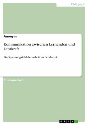 Kommunikation zwischen Lernenden und Lehrkraft