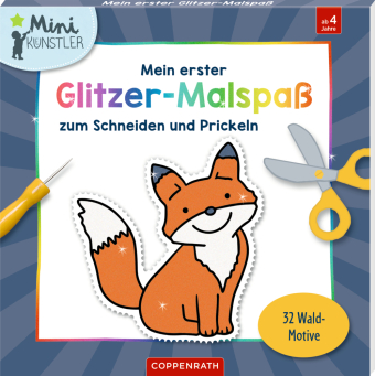 Mein erster Glitzer-Malspaß zum Schneiden und Prickeln