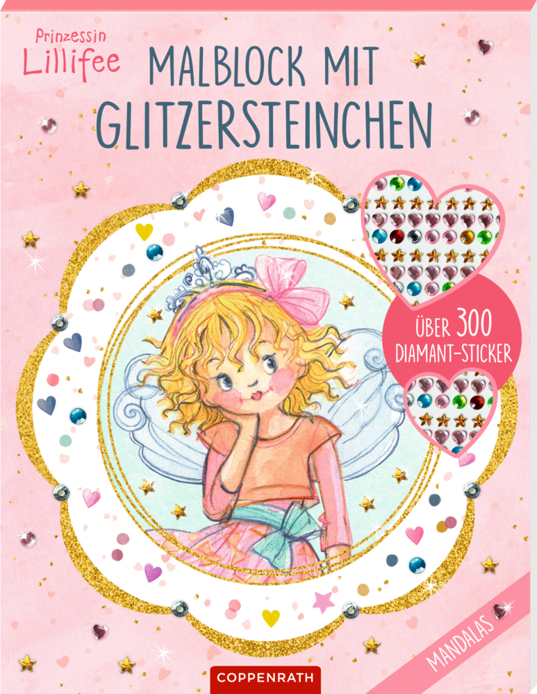 Malblock mit Glitzersteinchen: Mandalas main product photo