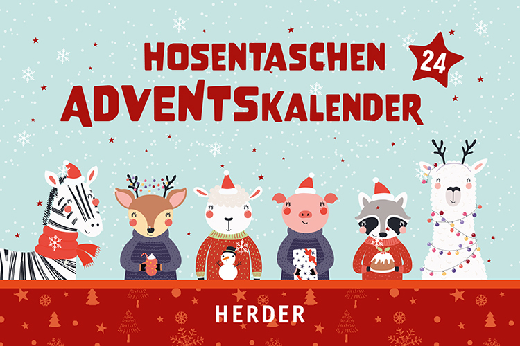Hosentaschenadventskalender 2025 - mit Illustrationen main product photo