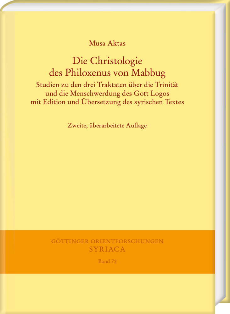 Die Christologie des Philoxenus von Mabbug main product photo