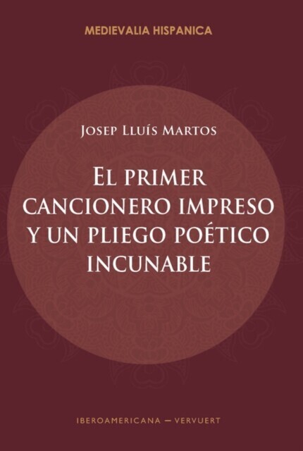 El primer cancionero impreso y un pliego poético incunable main product photo