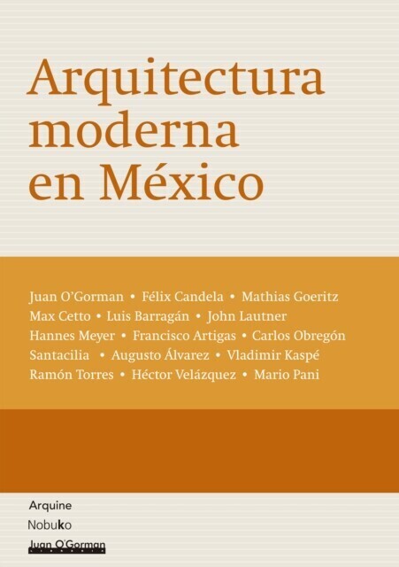 ARQUITECTURA MODERNA EN MEXICO main product photo
