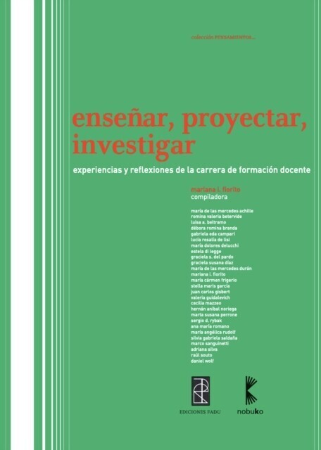 Enseñar, proyectar, investigar main product photo