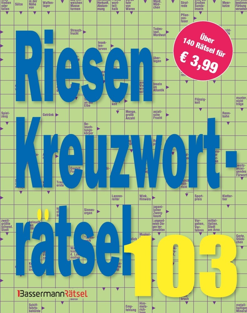 Riesen-Kreuzworträtsel 103 main product photo