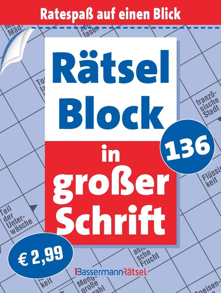 Rätselblock in großer Schrift 136 main product photo