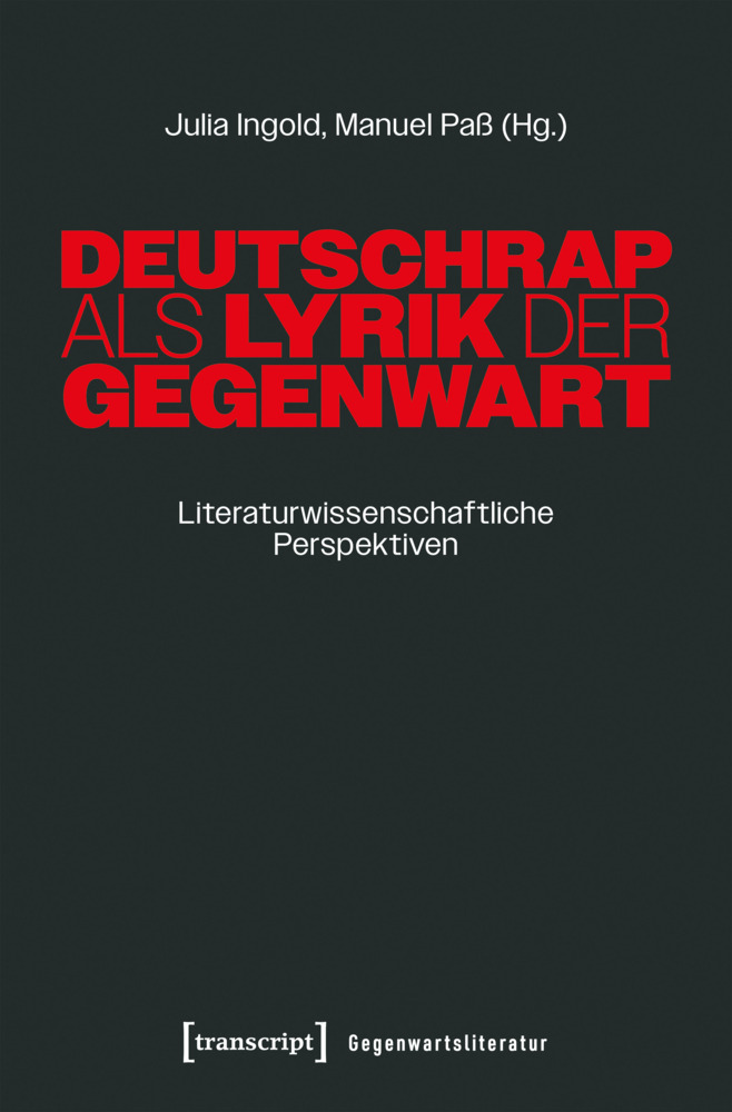 Deutschrap als Lyrik der Gegenwart main product photo