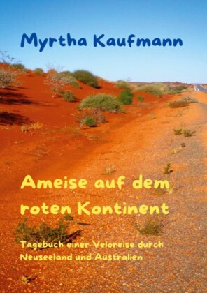 Ameise auf dem roten Kontinent