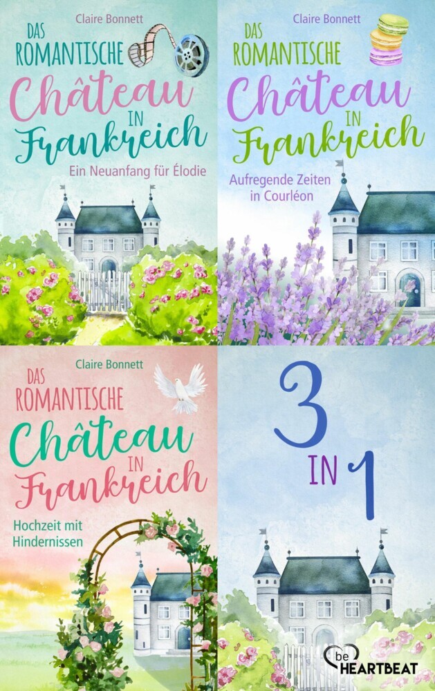 Das romantische Château in Frankreich - Alle drei Romane main product photo