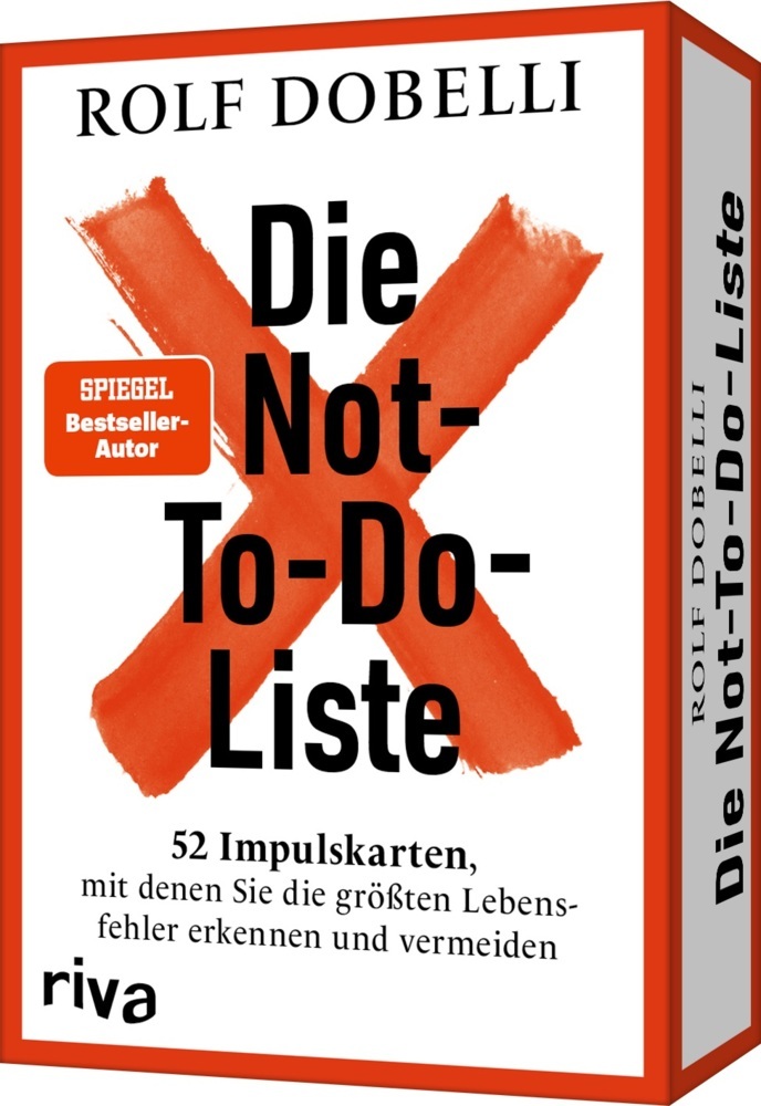 Die Not-To-Do-Liste - 52 Impulskarten, mit denen Sie die größten Lebensfehler erkennen und vermeiden main product photo