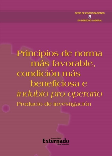 Principios de norma más favorable main product photo