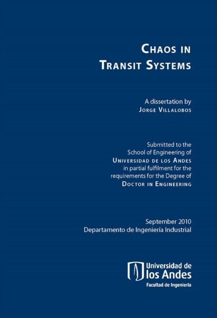 Chaos in Transit Systems main product photo