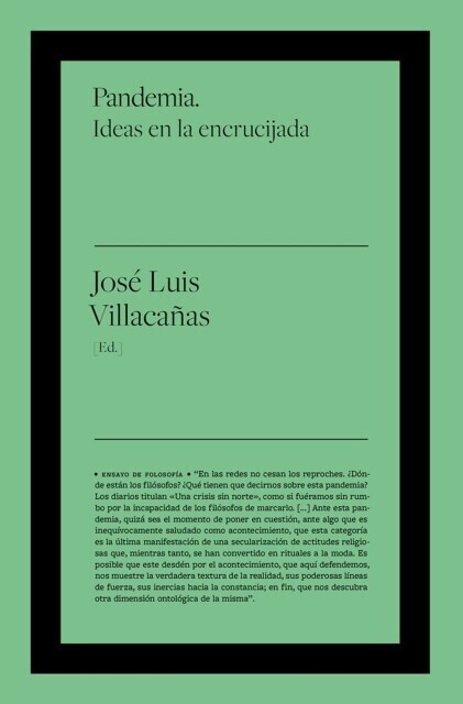 Pandemia. Ideas en la encrucijada main product photo