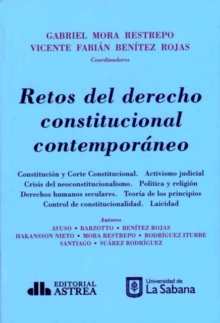 Retos del derecho constitucional contemporáneo main product photo