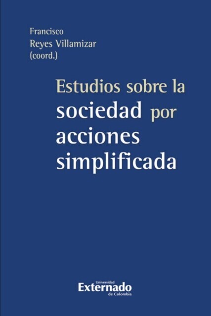 Estudios sobre la sociedad por acciones simplificada main product photo