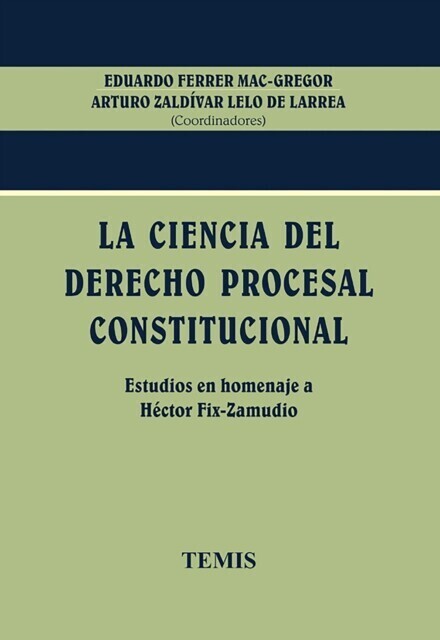 La ciencia del derecho procesal constitucional main product photo