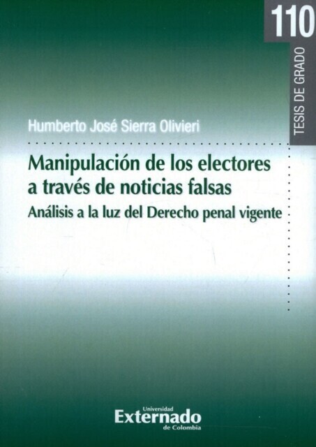 Manipulación de los electores a través de noticias falsas main product photo