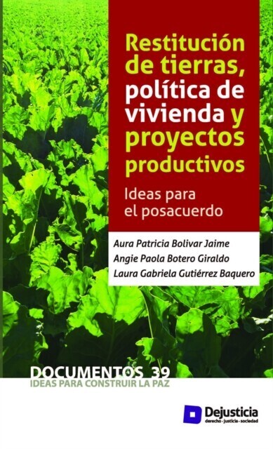 Restitución de tierras, política de vivienda y proyectos productivos main product photo