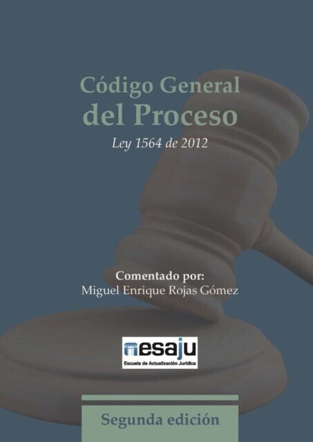 Código General del Proceso. Ley 1564 de 2012 main product photo