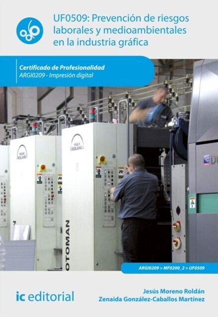 Prevención de riesgos laborales y medioambientales en la industria gráfica. ARGI0209 main product photo