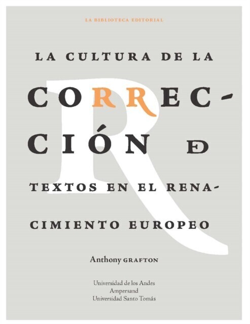 LA CULTURA DE LA CORRECCIÓN DE TEXTOS EN RENACIMIENTO EUROPEO main product photo