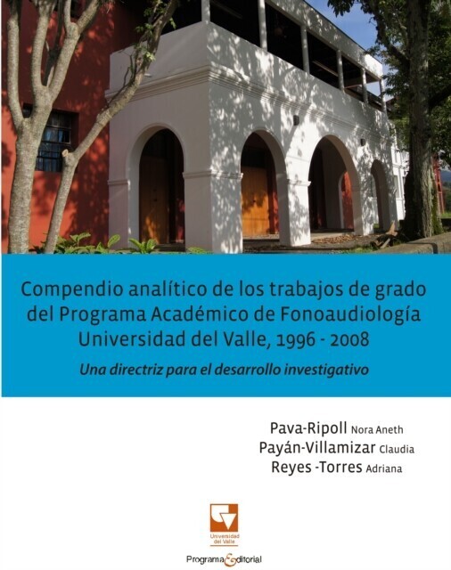 Compendio analítico de los trabajos de grado del Programa académico de fonoaudiología, main product photo