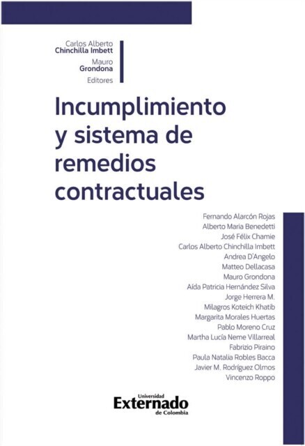 Incumplimiento y sistema de remedios contractuales main product photo