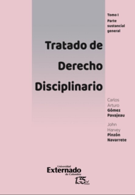 Tratado de derecho disciplinario, tomo I: Parte sustancial general main product photo
