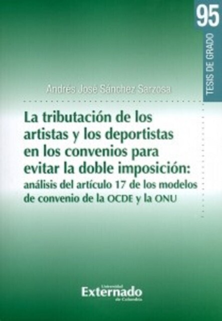La tributación de los artistas y los deportistas en los convenios para evitar la doble imposición main product photo