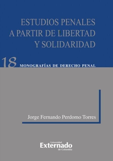 Estudios penales a partir de la libertad y solidaridad main product photo