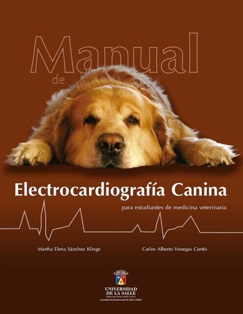 Manual de electrocardiografía canina para estudiantes de medicina veterinaria main product photo