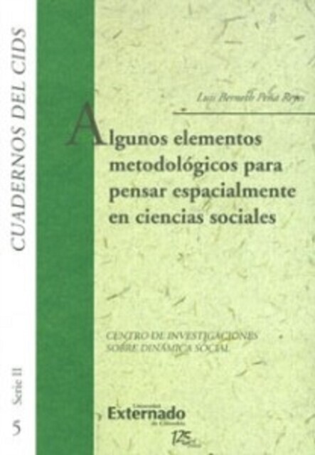 Algunos elementos metodológicos para pensar espacialmente en ciencias sociales main product photo