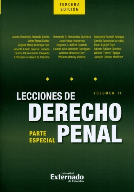 Lecciones de derecho penal. Parte especial. Volumen II main product photo