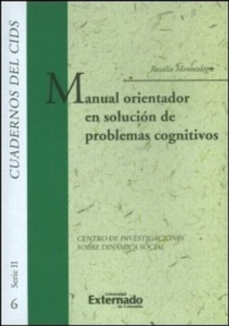 Manual orientador en solución de problemas cognitivos main product photo