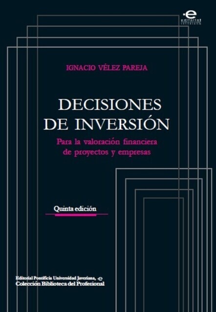 Decisiones de inversión main product photo