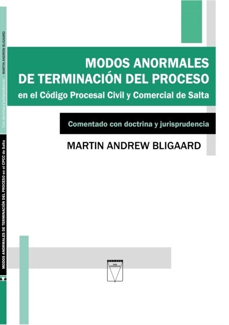 Modos anormales de terminación del proceso en el Código Procesal Civil y Comercial de Salta main product photo