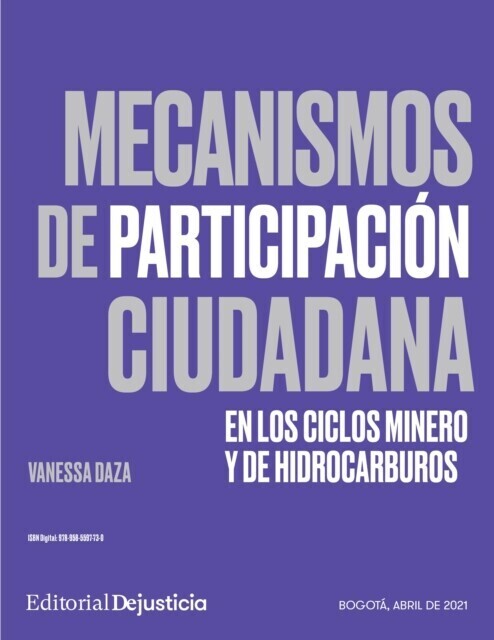 Mecanismos de participación ciudadana en los ciclos minero y de hidrocarburos main product photo