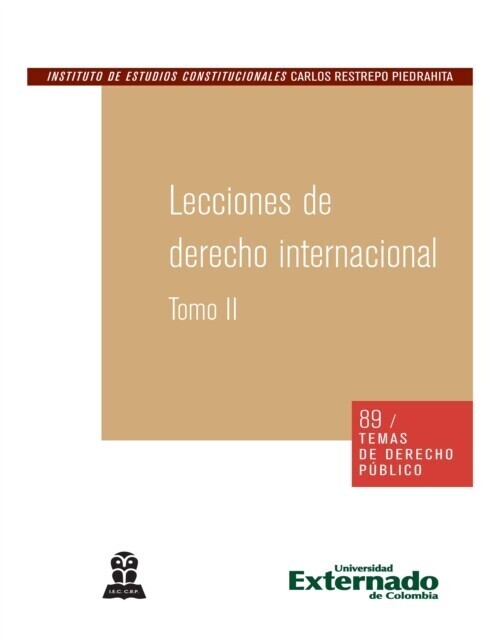 Lecciones de Derecho Internacional Tomo II main product photo