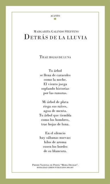 Detrás de la lluvia main product photo
